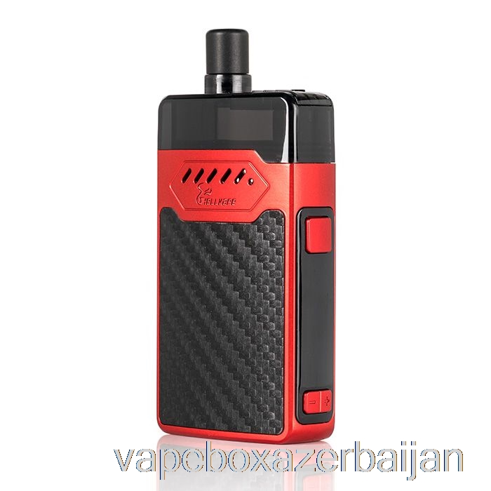 Vape Smoke Hellvape GRIMM 30W Pod System Red Carbon Fiber